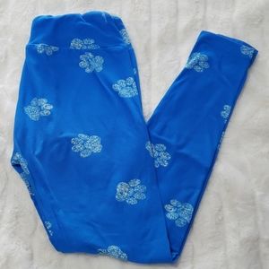 Lularoe paw print leggings OS